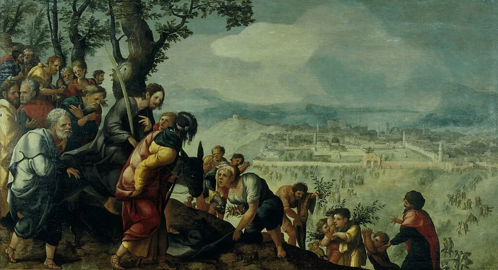 Trittico raffigurante l'ingresso di Cristo in Gerusalemme - Centraal Museum, Utrecht, centrale